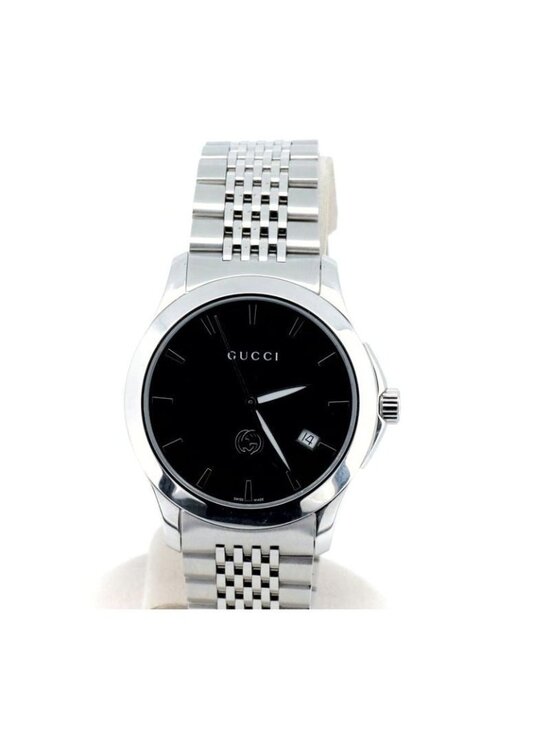 Gucci Timeless Watch Silver Color Quartz Black Dial main image 6